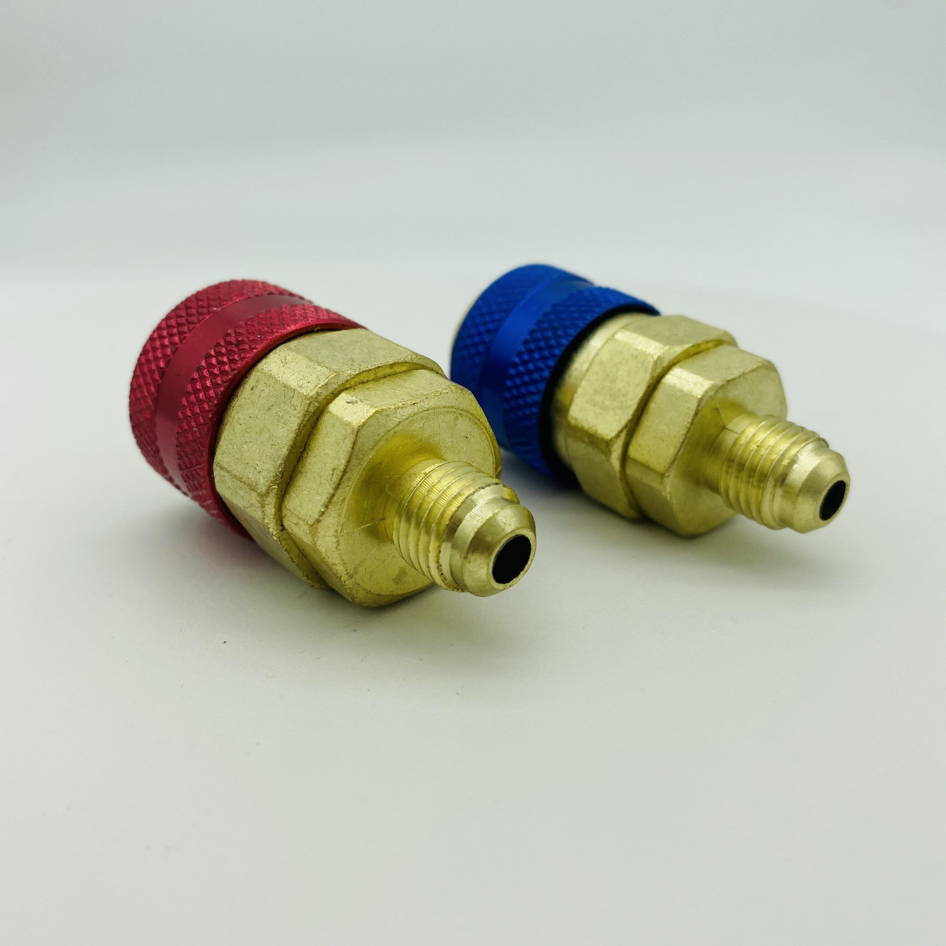 Non-adjustable fluorinated joint